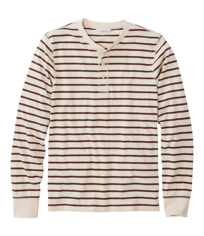 Men's Signature Northwoods Henley, Long-Sleeve, Stripe