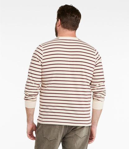 Men's Signature Northwoods Henley, Long-Sleeve, Stripe