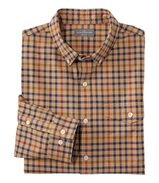 Men's Signature Premium Pima Cotton Oxford Shirt, Long-Sleeve