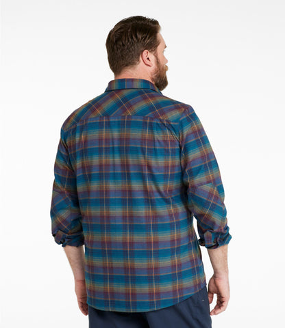 Men's Katahdin Performance Flannel Shirt, Slightly Fitted