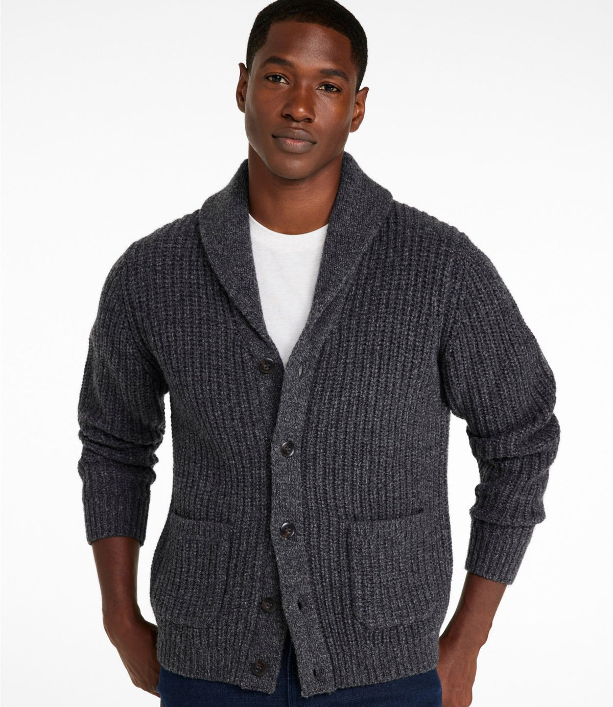 Men's L.L.Bean Classic Ragg Wool Sweater, Cardigan