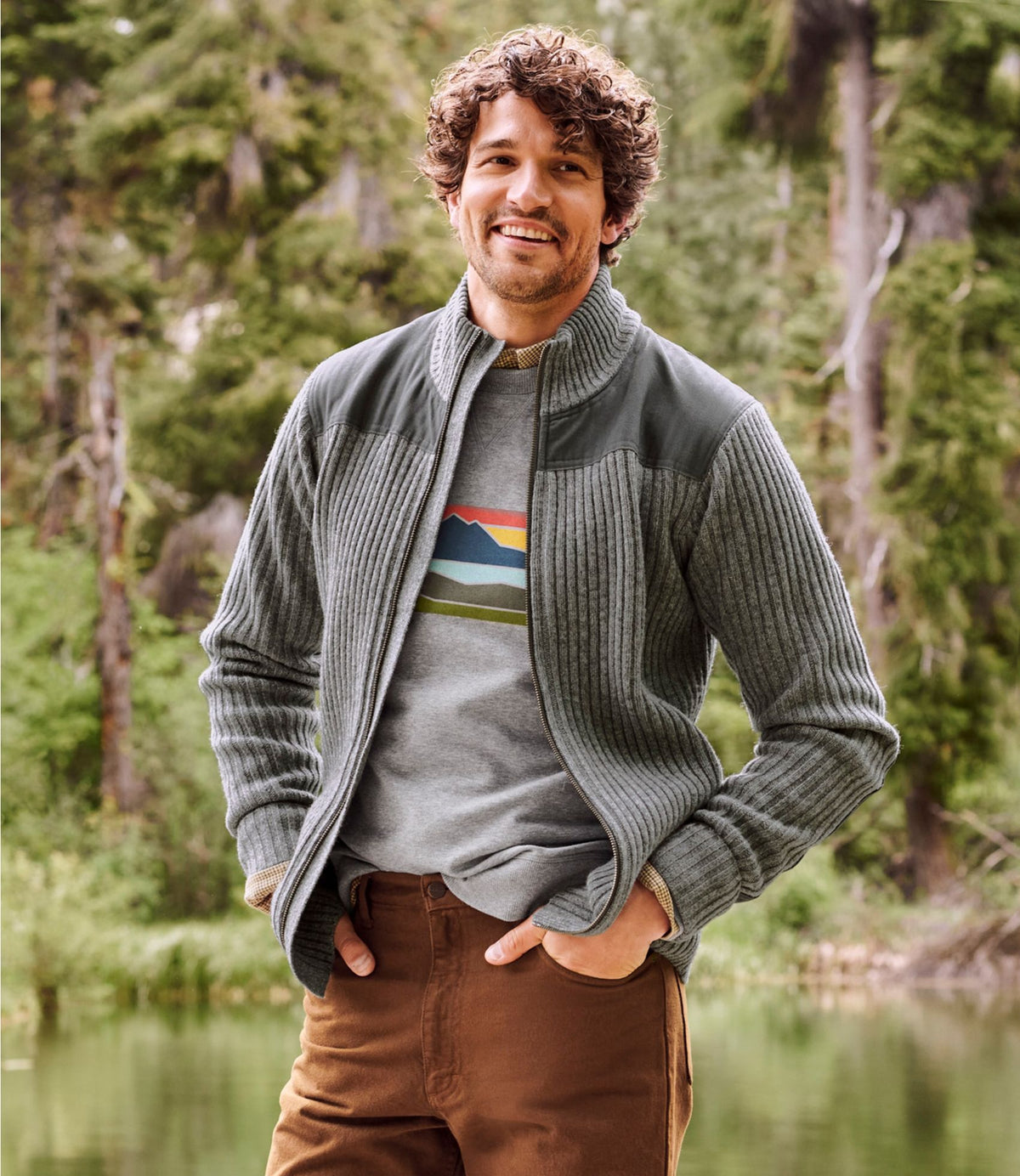 Men's Commando Sweater, Full-Zip