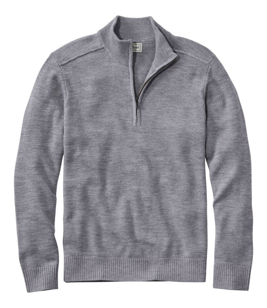 Men's Essential Merino Sweaters, Quarter-Zip