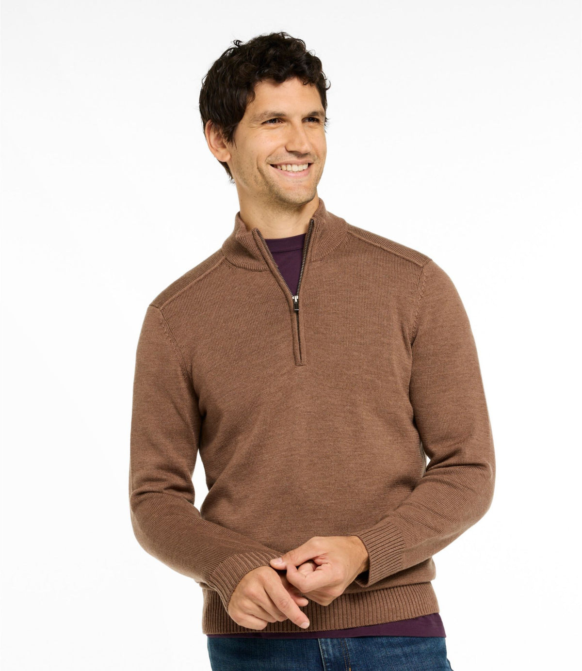 Men's Essential Merino Sweaters, Quarter-Zip