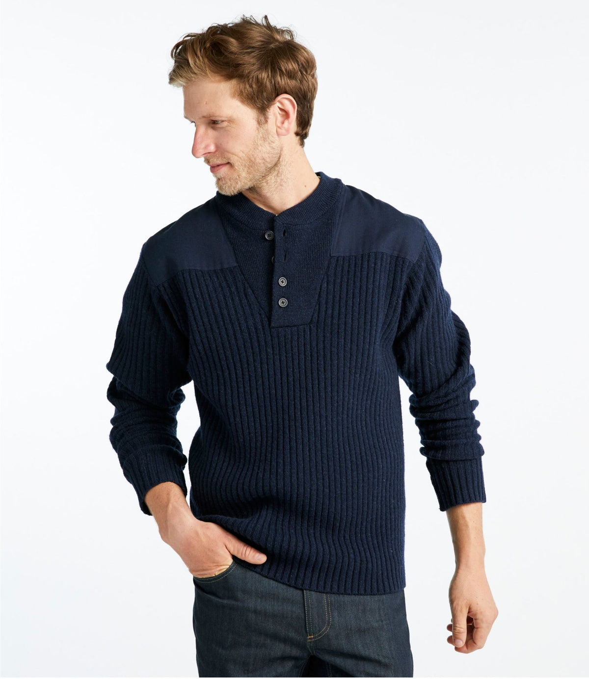 Commando Sweater, Henley Sweaters for Men | L.L.Bean