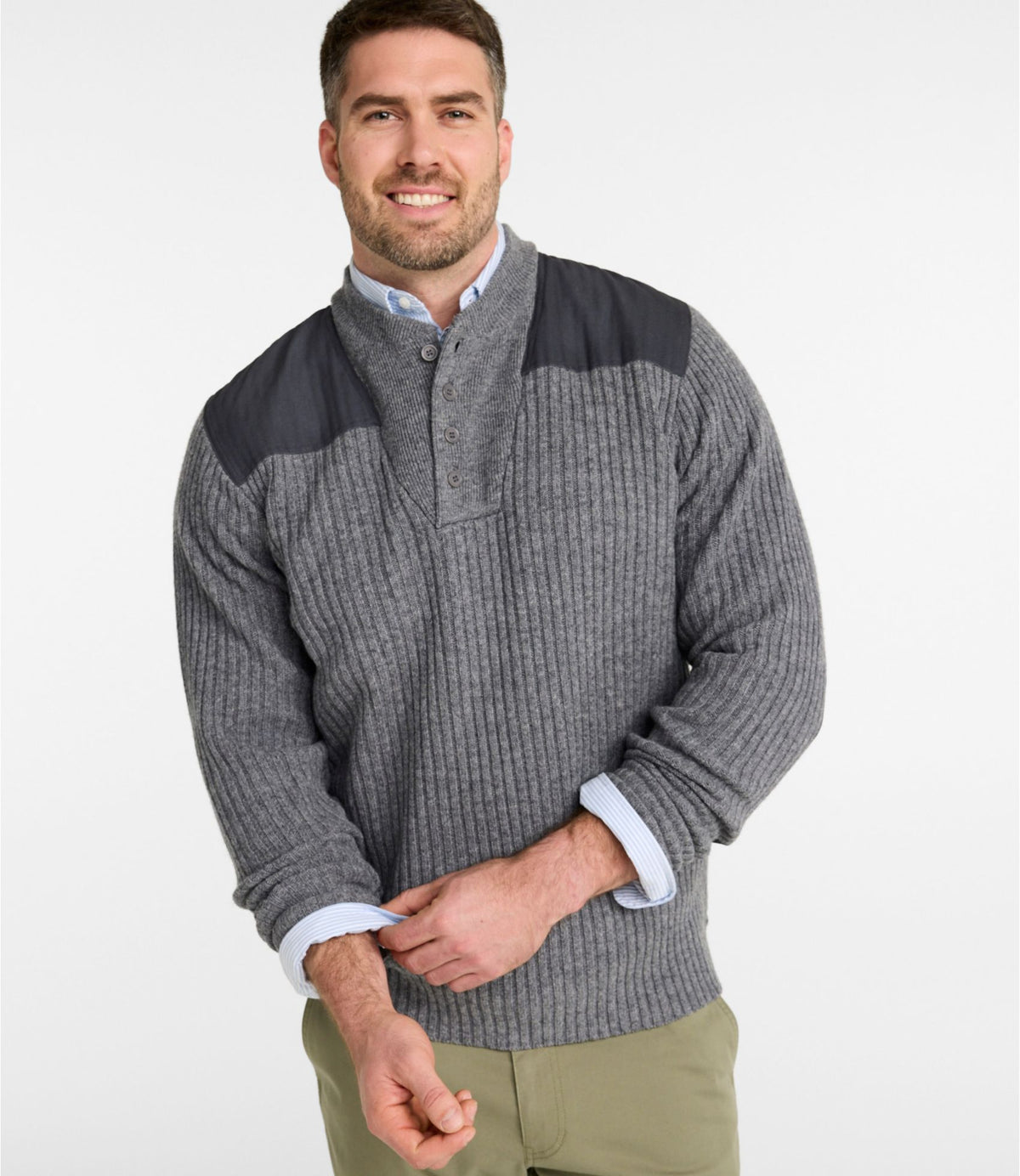 Commando Sweater, Henley Sweaters for Men | L.L.Bean