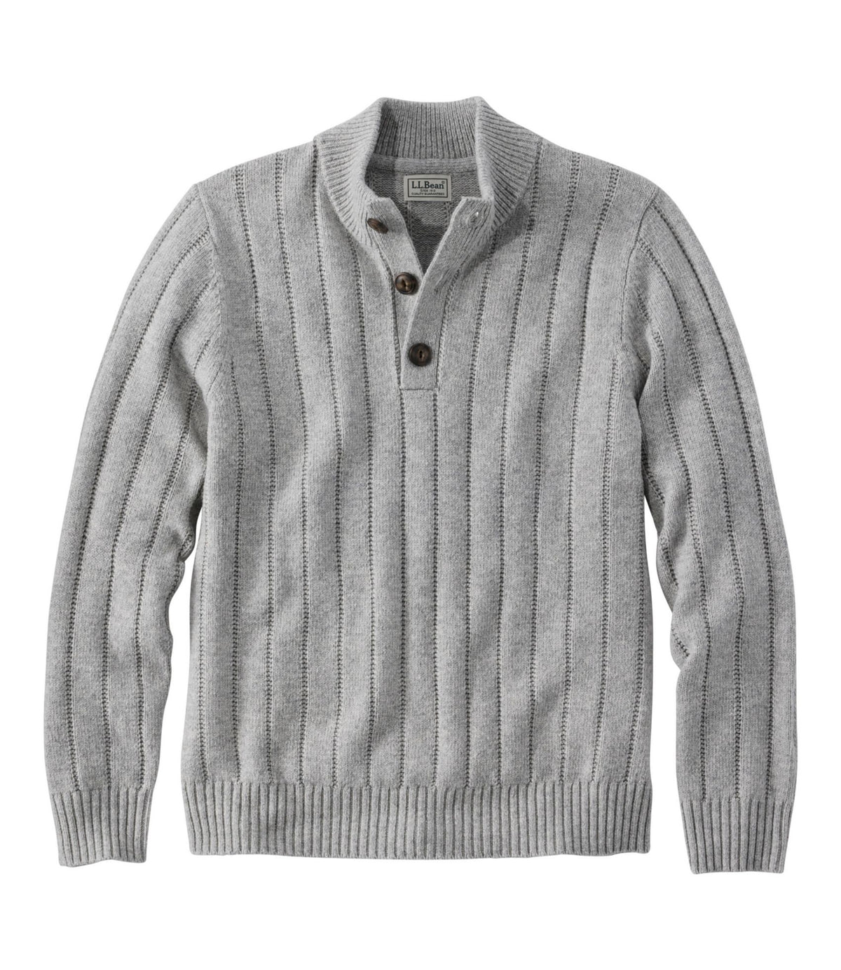 Men's Riverton Wool/Cotton Sweater, Mockneck