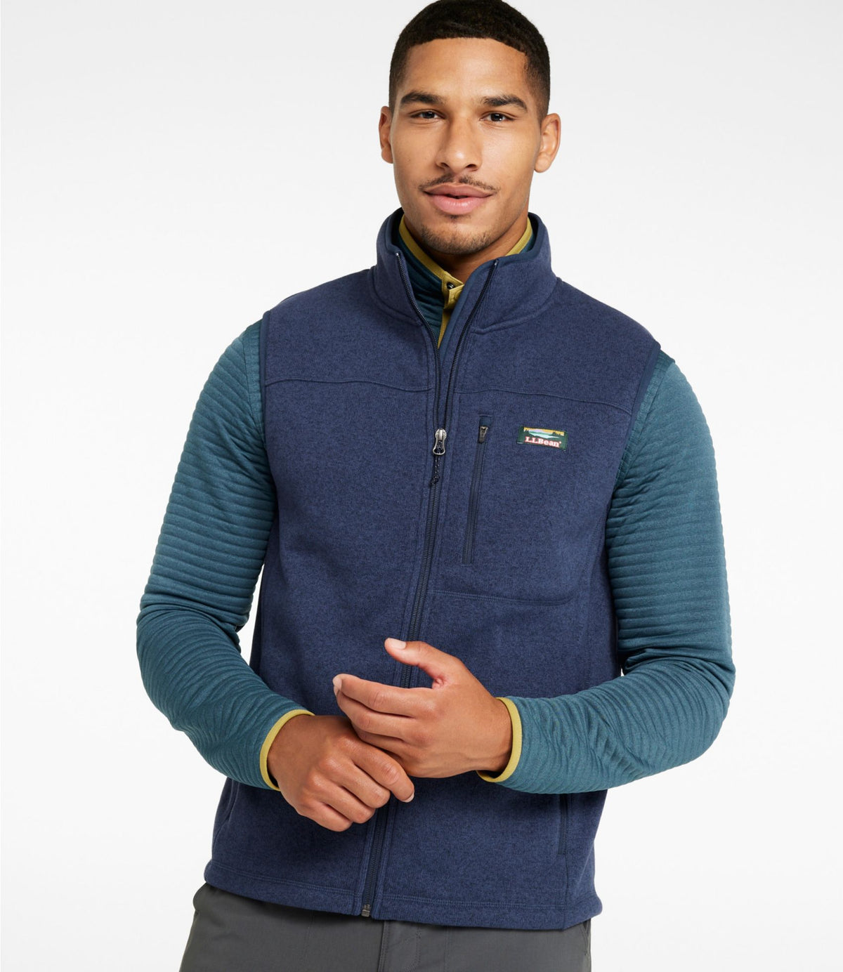 Men's Bean's Sweater Fleece Vest