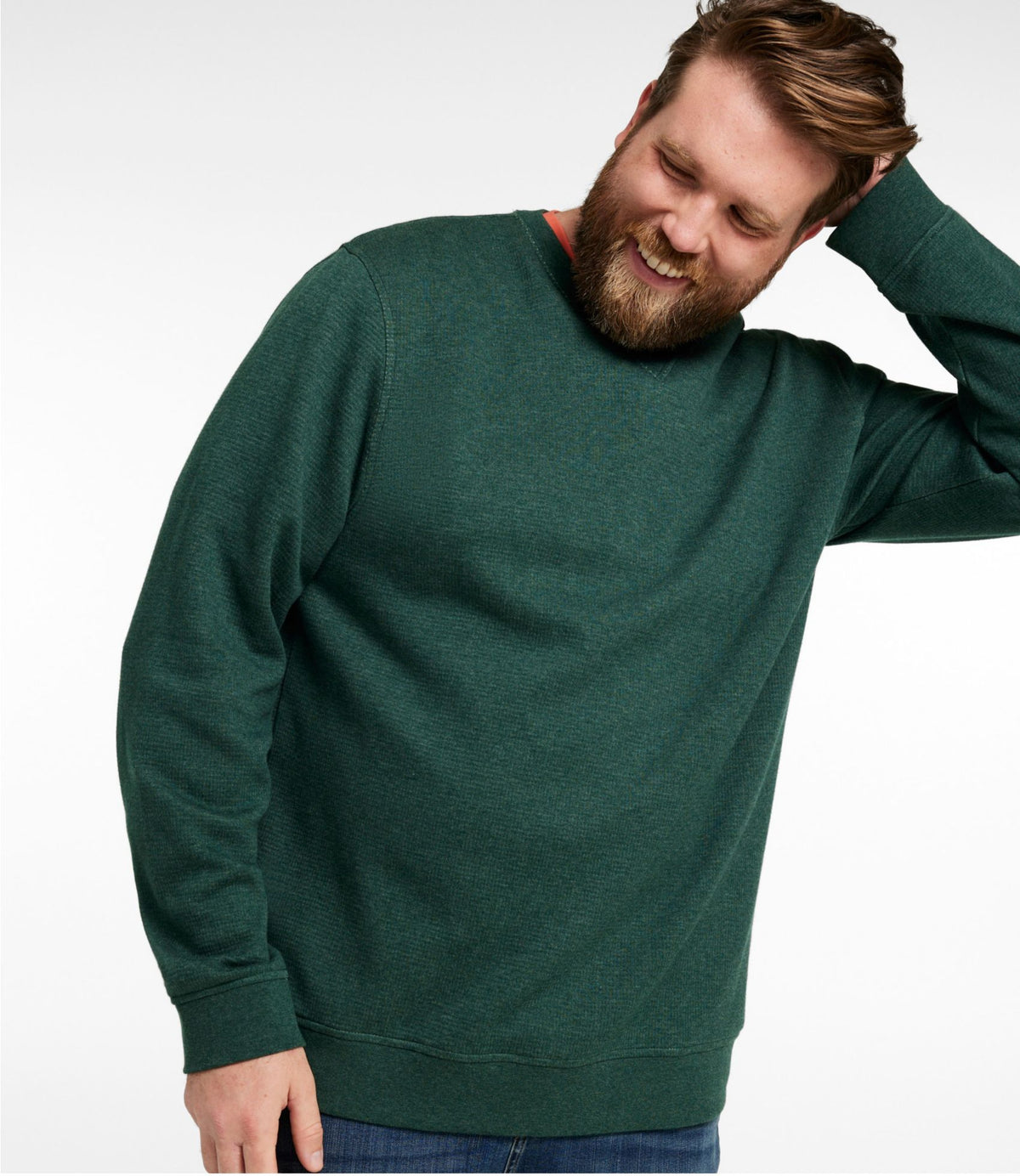 Men's All Seasons Textured Sweats, Crewneck