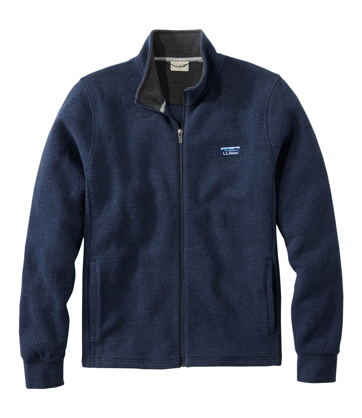 Men's Lakewashed Double-Knit Full-Zip