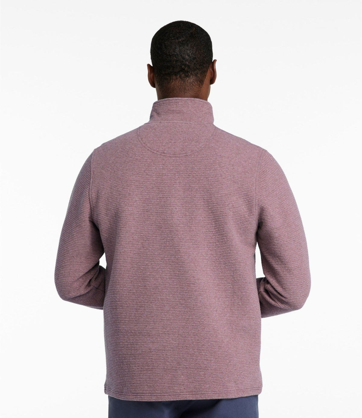 Men's Lakewashed Double-Knit Quarter-Zip Pullover