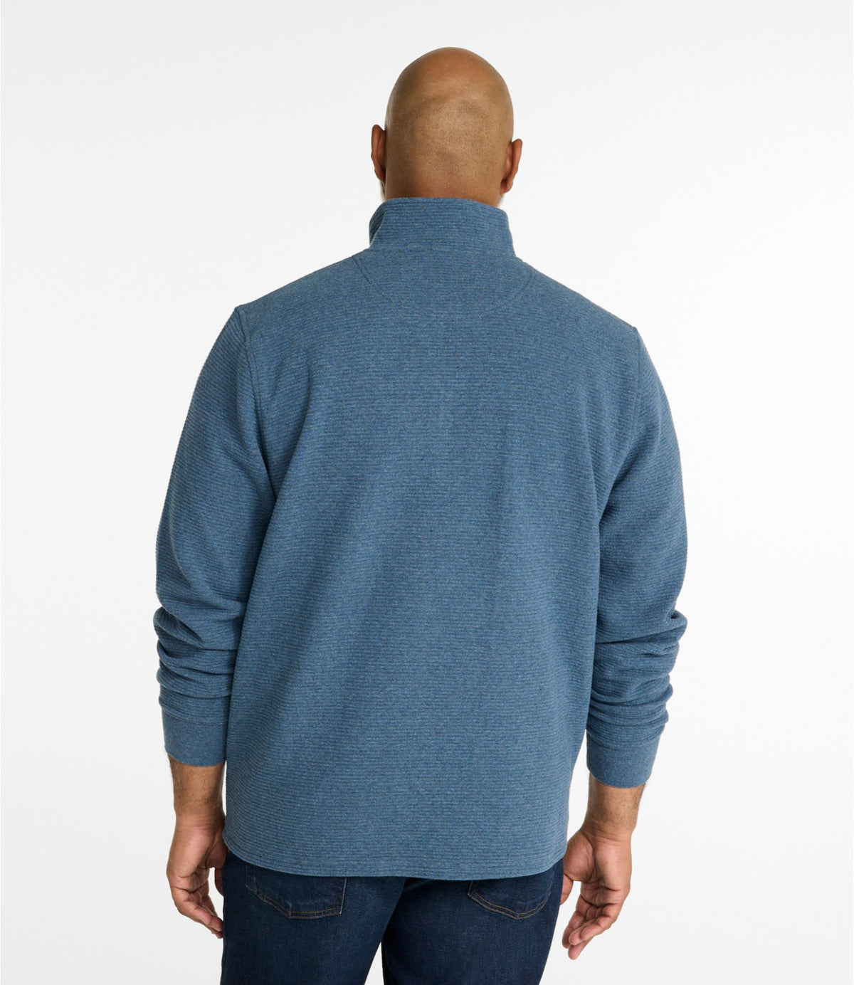 Men's Lakewashed Double-Knit Quarter-Zip Pullover