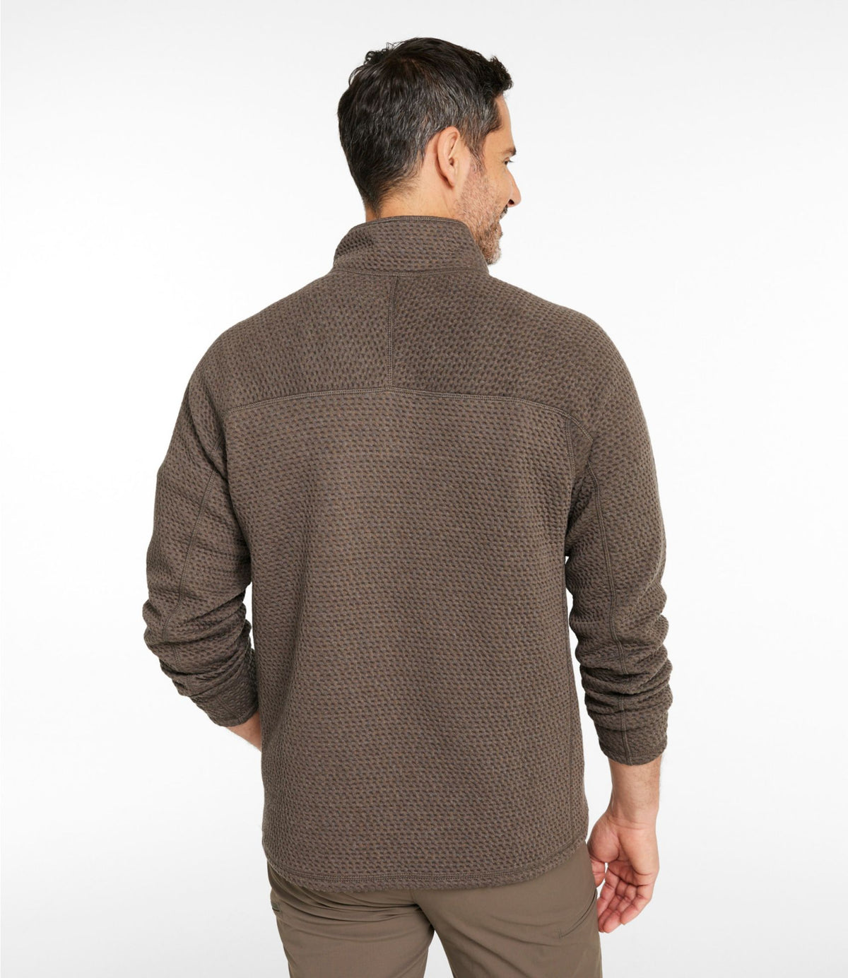 Men's Ridgeknit Pullover, Quarter-Zip