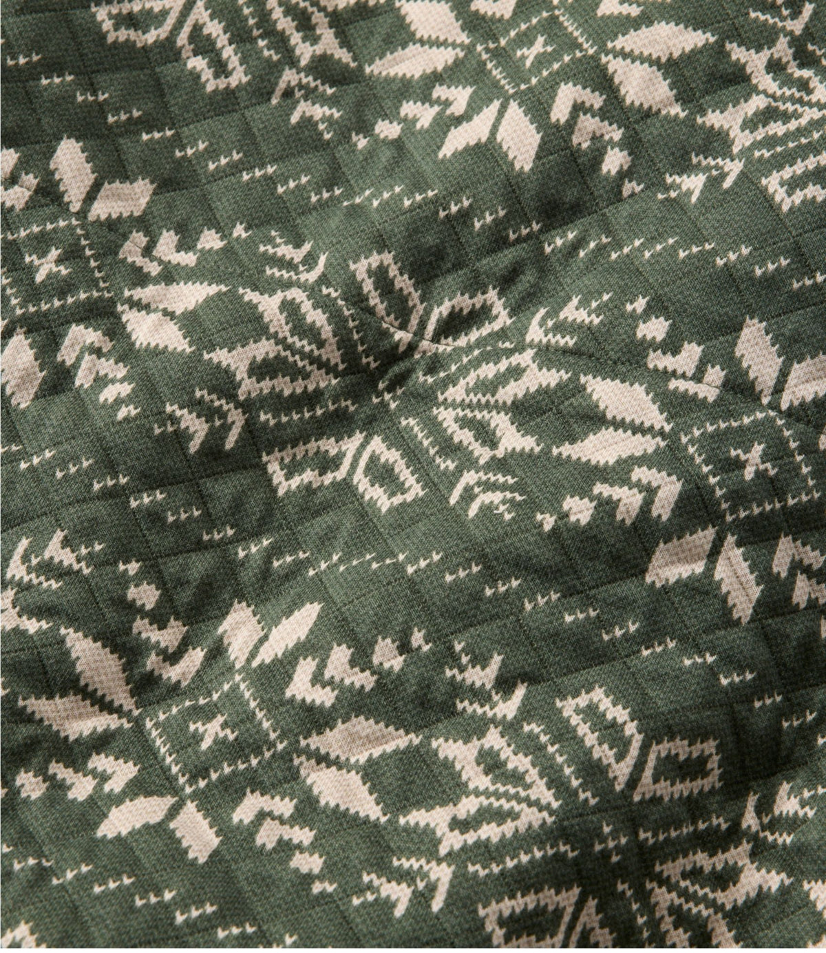 Men's Bean's Quilted Sweatshirt, Mockneck, Print