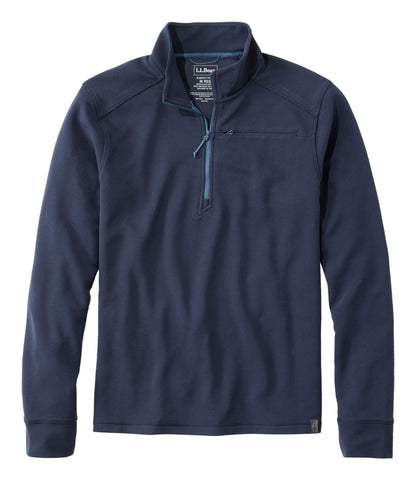 Men's VentureStretch Ottoman-Rib Pullover, Quarter-Zip