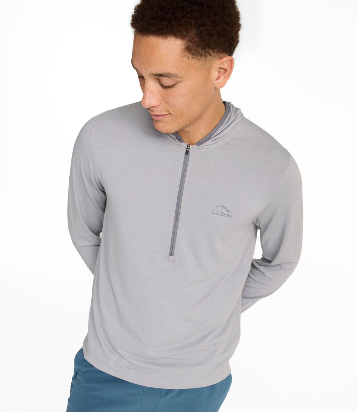 Men's SunSmart® Coolpro Half Zip Hoodie
