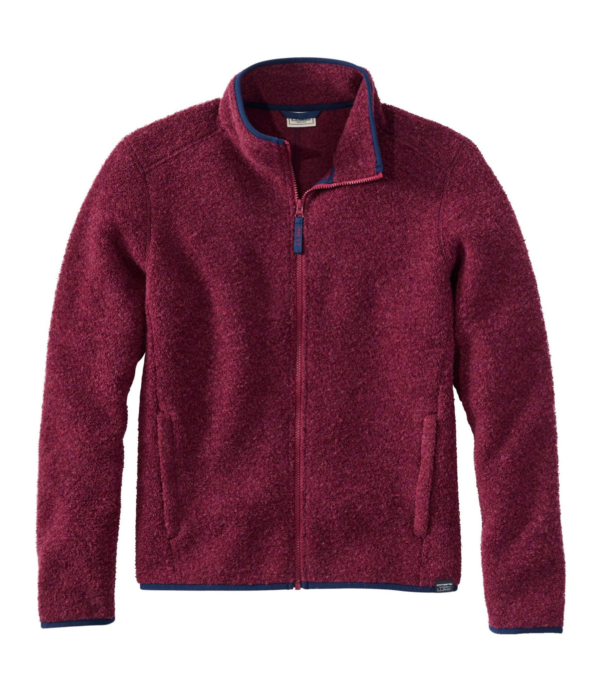 Men's All Season Wool Fleece Full-Zip Sweater