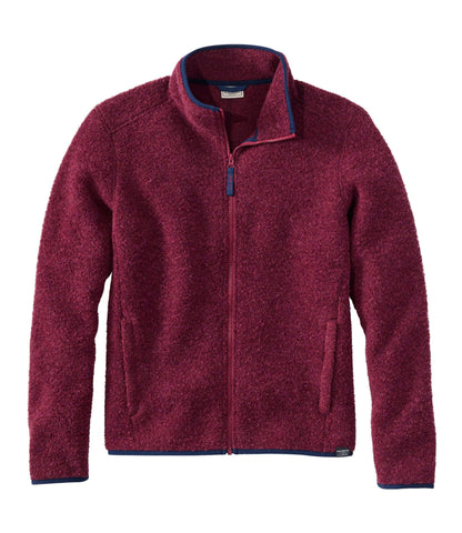 Men's All Season Wool Fleece Full-Zip Sweater