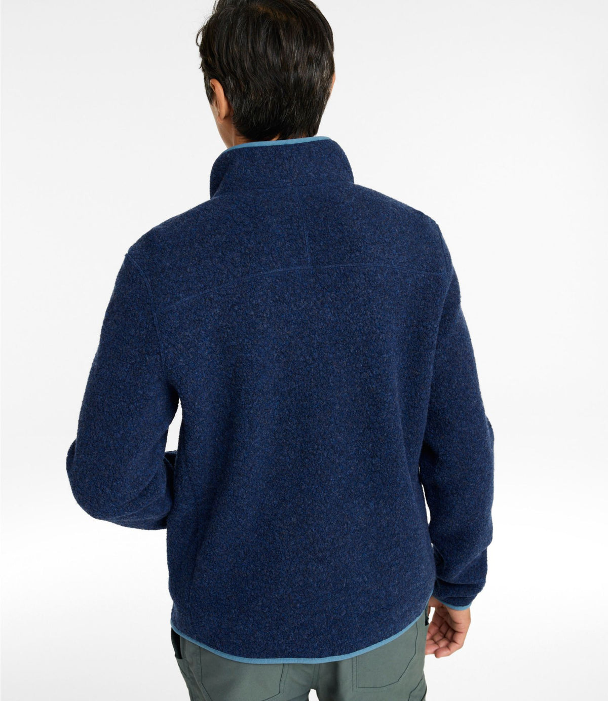 Men's All Season Wool Fleece Full-Zip Sweater