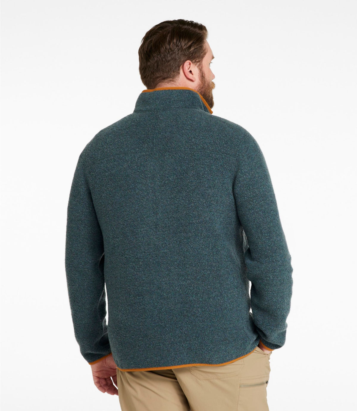 Men's All Season Wool Fleece Full-Zip Sweater