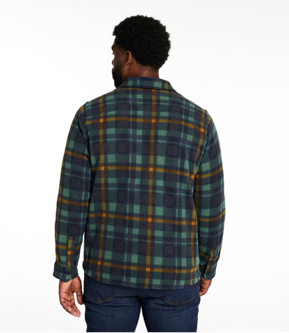 Men's Bean's Mariner Fleece Shirt, Print
