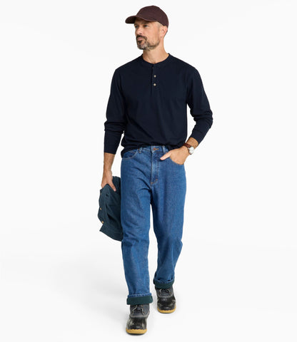 Men's Double L® Jeans, Relaxed Fit, Fleece-Lined