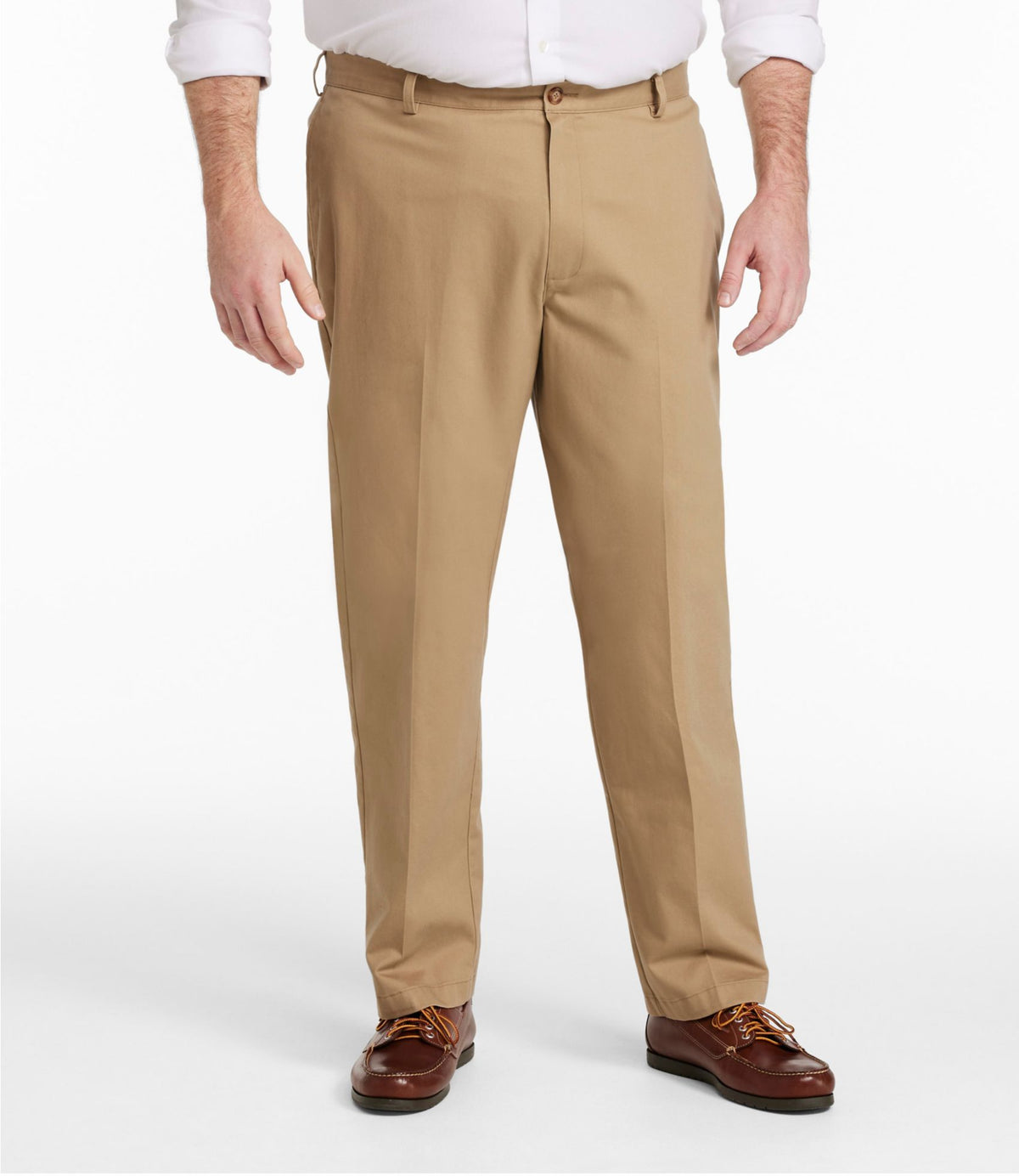 Men's Wrinkle-Free Double L® Chinos, Classic Fit, Plain Front