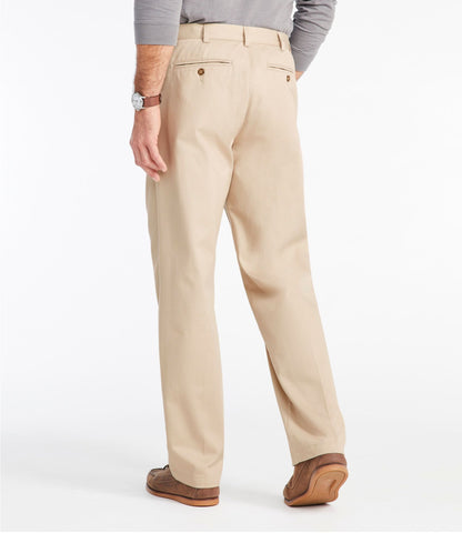 Men's Wrinkle-Free Double L® Chinos, Natural Fit, Hidden Comfort, Pleated