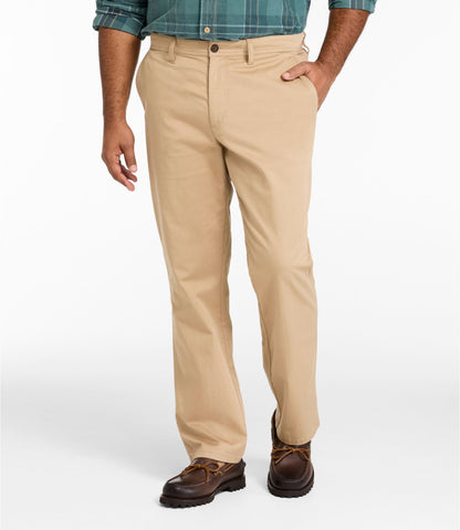 Men's Sunwashed Khaki Pants, Standard Fit