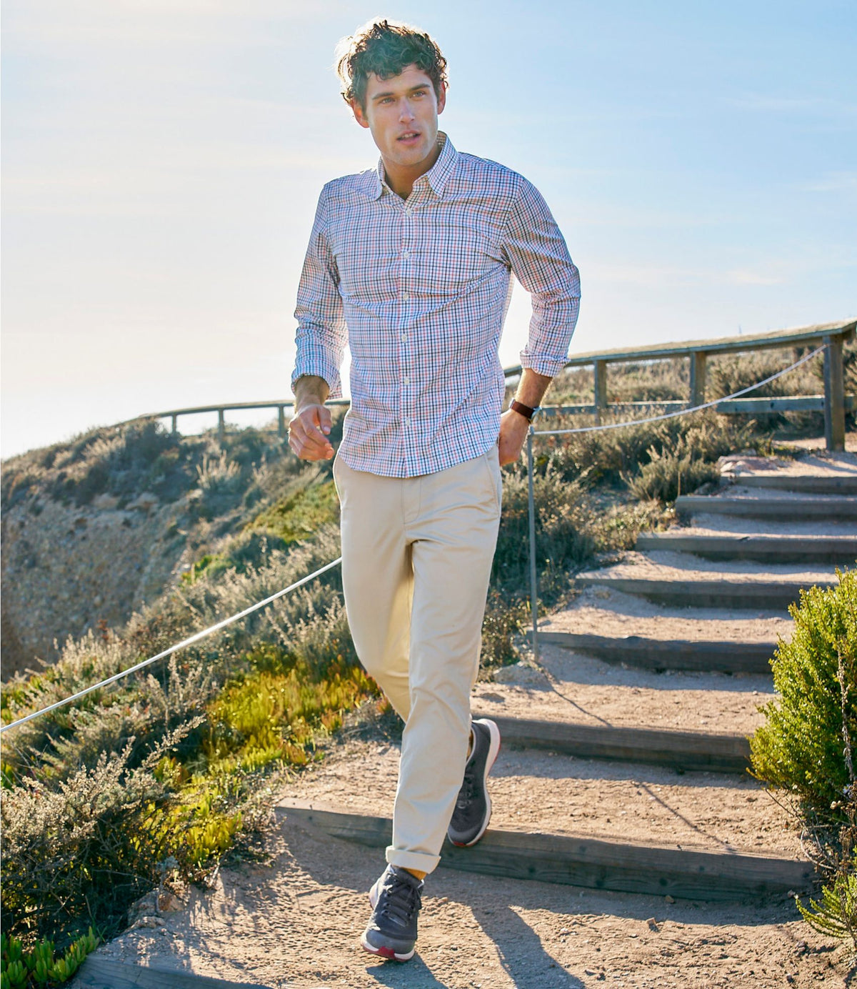 Men's Comfort Stretch Performance® Chinos, Standard Athletic Fit