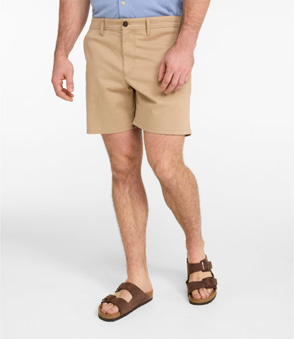 Men's Sunwashed Khaki Shorts, 7"