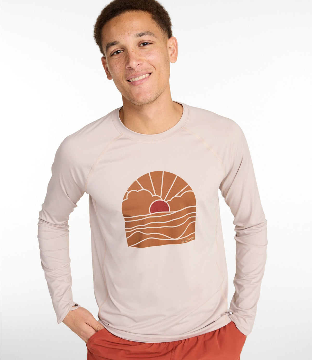 Men's Swift River Cooling Rash Guard, Graphic