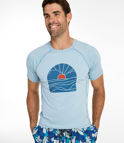 Men's Swift River Cooling Sun Shirt, Short-Sleeve Graphic