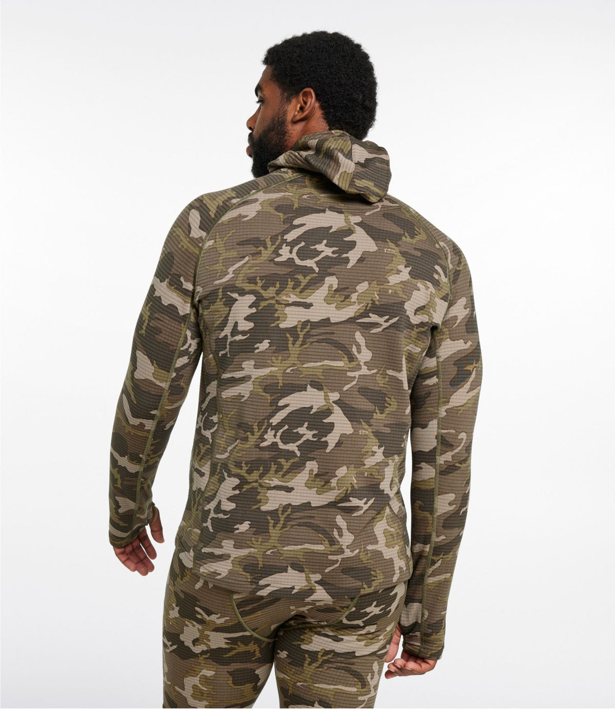 Men's L.L.Bean Heavyweight Base Layer Hoodie, Print