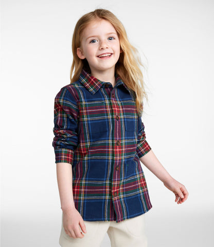 Kids' Scotch Plaid Flannel Shirt