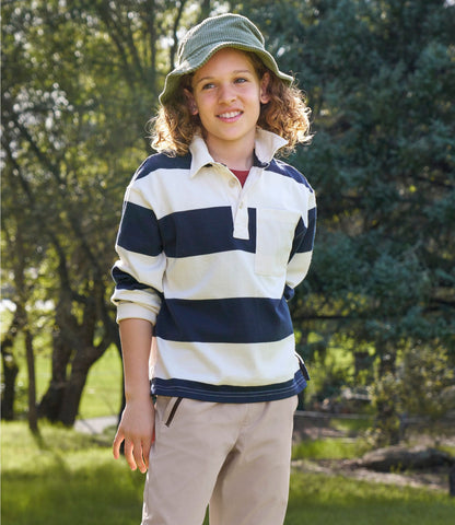 Kids' Striped Rugby Shirt