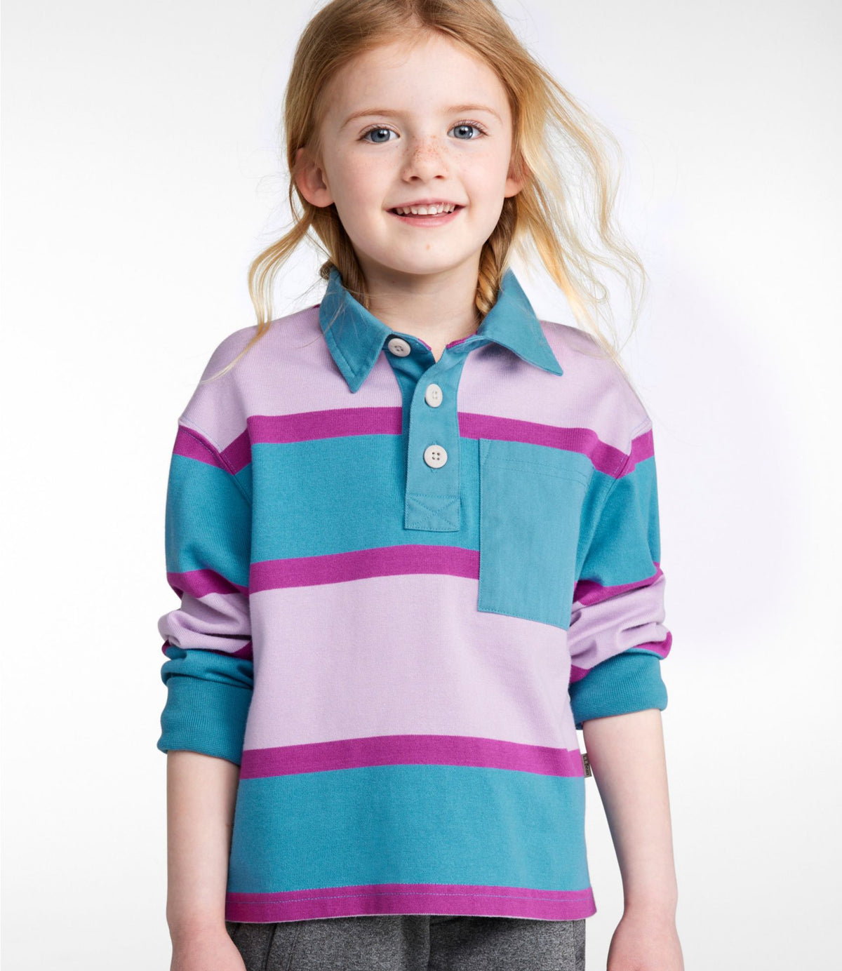 Kids' Striped Rugby Shirt