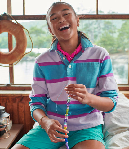 Kids' Striped Rugby Shirt