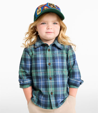 Toddlers' Scotch Plaid Flannel Shirt