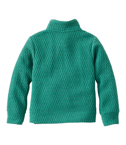 Toddlers' Ridgeknit Pullover, Glow-in-the-Dark Quarter-Zip