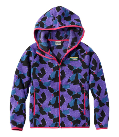 Kids' L.L.Bean Sweater Fleece, Hooded Print
