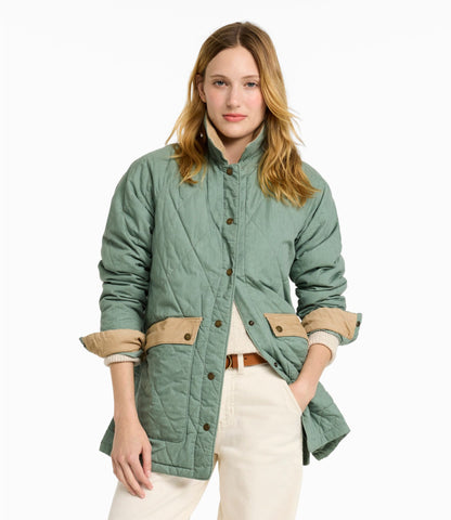 Women's Insulated Quilted Field Coat