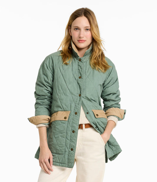 Women's Insulated Quilted Field Coat
