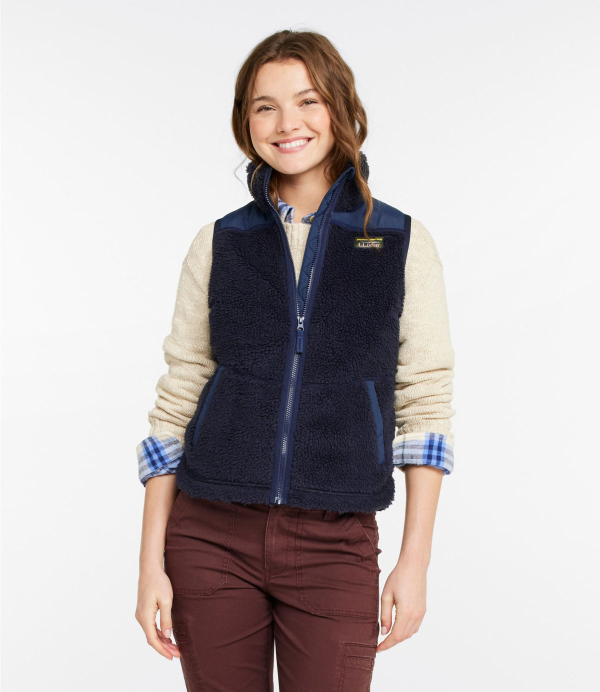 Women's Bean's Sherpa Fleece Vest