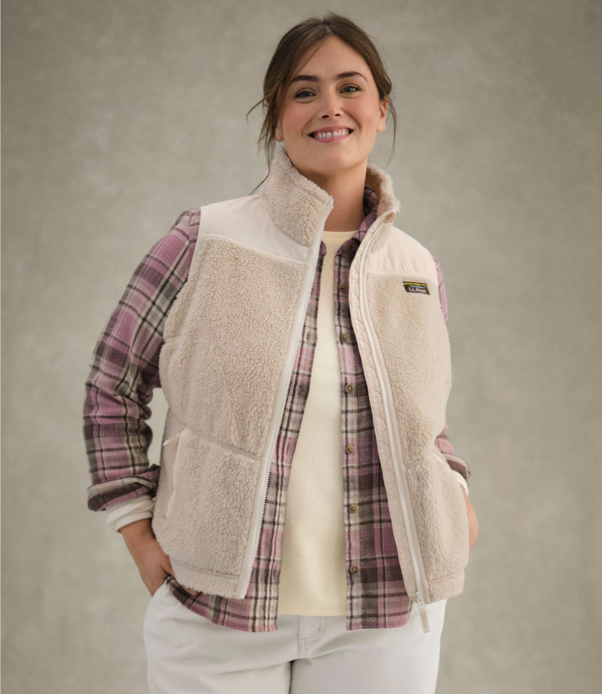 Women's Bean's Sherpa Fleece Vest