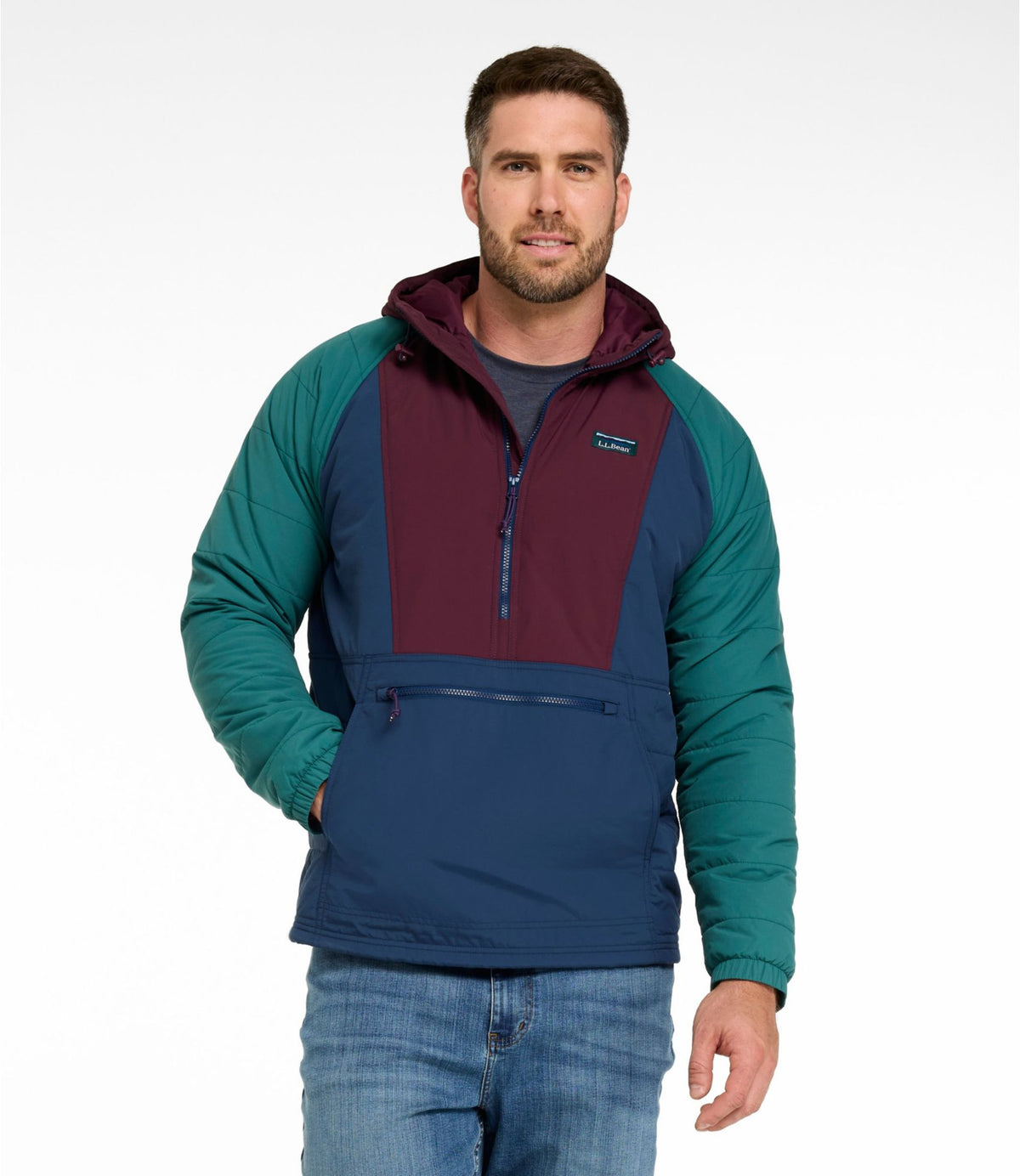 Men's Mountain Classic Insulated Anorak, Colorblock