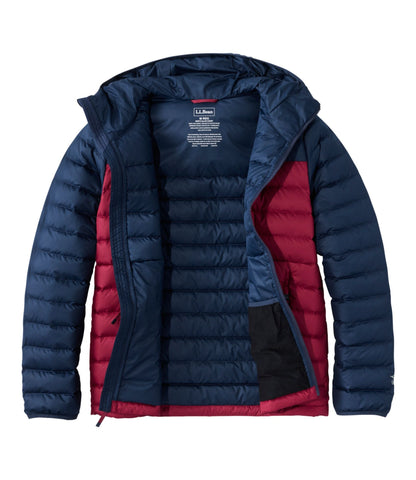 Men's Access Down Hooded Puffer, Colorblock