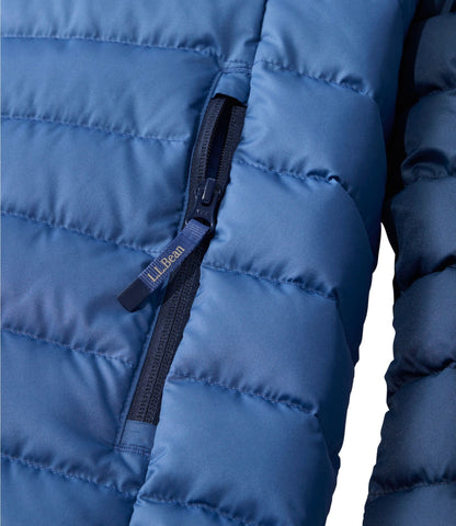 Men's Access Down Hooded Puffer, Colorblock