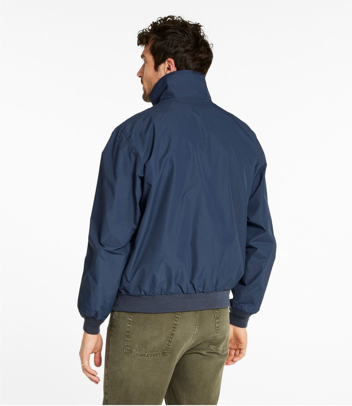 Men's Warm-Up Jacket, Flannel-Lined