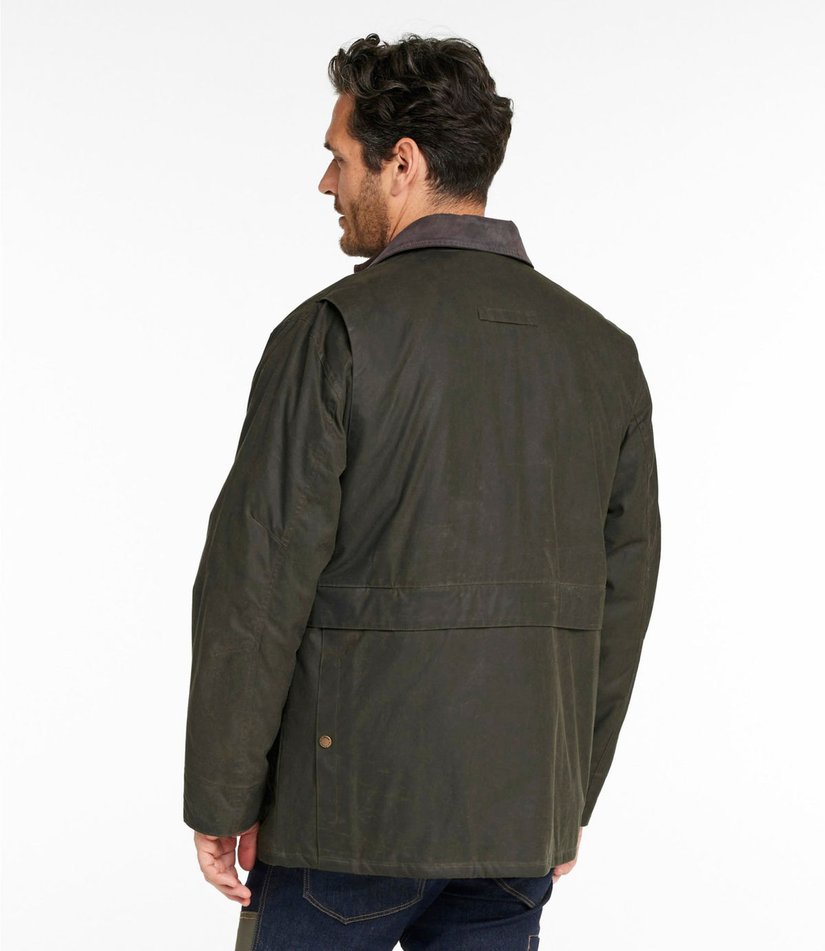 Men's Double L Waxed-Cotton Upland Coat